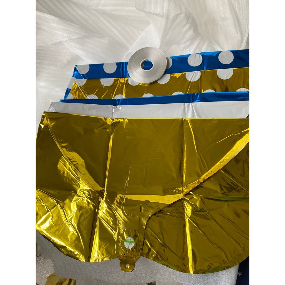 party balloons Generic Metallic Foil Latex Star Heart Balloons Set 20